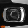 For 2006-2010 Dodge Charger Projector Headlight w/ DRL Switchback Headlamp Black