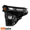 For 2024-2025 Chevy Trax LS/RS [LED Hi-Lo Beam] Projector Black Headlights Pair