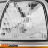 For 1998 1999 2000 Ford Ranger Chrome Headlights w/Corner Lamp Amber Signal Pair