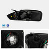 For 2003-2005 Chevy Cavalier Black Headlights Pair Driver Left+Passenger Right