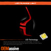 For 2016-2024 Volvo XC90 Full LED Running Brake Signal Chrome Tail Light Driver