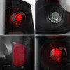 Fits 02-06 Ram 1500 03-06 2500/3500 Black Smoked Tail Lights+LED 3Rd Brake Light