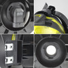 Fits 02-05 Ram Black Halo Projector LED Headlights +Yellow Fog Lights W/Switch