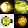 Fits 02-05 Ram Black Halo Projector LED Headlights +Yellow Fog Lights W/Switch