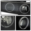 Fits 99-02 Silverado 00-06 Suburban Black Smoke CCFL Projector Headlights+Bumper
