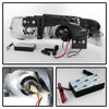 Fits 99-02 Silverado 00-06 Suburban Black Smoke CCFL Projector Headlights+Bumper