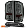 Fits 07-08 Ram 1500 07-09 Ram 2500 3500 Smoked LED Tail Lights + 3rd  Brake Lamp