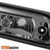 Fits 07-08 Ram 1500 07-09 Ram 2500 3500 Smoked LED Tail Lights + 3rd  Brake Lamp