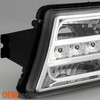 Fits 03-06 Silverado Avalanche Chrome Projector Headlights+DRL LED Bumper Lights