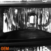 Fit 2007-2013 GMC Sierra 1500 2500HD 3500HD Black Headlights+LED Tail Lights