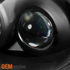 Fits 97-03 F150/F250Ld/Expedition Black Projector Headlights + Corner Lights Set
