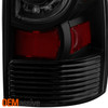 Fits 2012-2015 Toyota Tacoma [Black Smoked] Headlights + LED Tail Brake Lights