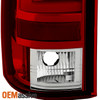 Fits 1999-2002 Chevy Silverado GMC Sierra Red LED Tail Lights + 3rd Brake Lamp