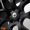 Fits Lexus Staggered Concave 19x8.5 19x9.5 Front+Rear Mesh Gun Matel Alloy Wheel