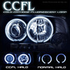 Fits 97-01 Prelude CCFL Halo Projector Black Headlights + Smoked Fog Lights Lamp