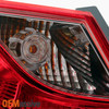 Fits 11-13 Sonata Black Headlights Pair + Red Tail Lights Combo Replacement Set