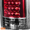 For 88-99 Chevy/GMC C/K 1500 2500 3500 LED Red Tail Lights + LED 3rd Brake Light