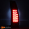 For 92-99 Suburban 1500/2500 Yukon Tahoe Red Clear Tail Lights + 3rd Brake Light