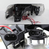 Fits 99-02 Silverado Smoke Halo Projector LED Headlights+Smoke Bumper Signal+Fog