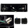 Fit 1994-98 Chevy GMC C/K Black Headlights+LED Bumper Signal Lights+Corner Lamps