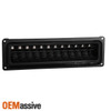 Fit 1994-98 Chevy GMC C/K Black Headlights+LED Bumper Signal Lights+Corner Lamps