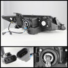 Fits 12-14 Toyota Camry LED Strip Projector Headlights+DRL LED Running Lights