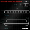 Fits 08-10 Scion Tc Smoked Halo LED Projector Headlight + DRL LED Running Lamps