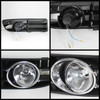 Fits 99-05 Vw Jetta Euro Black Headlights +Smoked Fog Lamps W/Switch & Bulbs