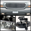 Fits 99-02 GMC Sierra 00-06 Yukon Fog Lights Lamps+Pure Yellow Bulb Left+Right