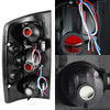 Fit 02-05 Dodge Ram 1500 03-05 2500 3500 Black Smoked Headlights+LED Tail Lights