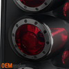 Fit 02-05 Dodge Ram 1500 03-05 2500 3500 Black Smoked Headlights+LED Tail Lights