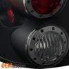 Fit 02-05 Dodge Ram 1500 03-05 2500 3500 Black Smoked Headlights+LED Tail Lights