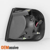 Fits 97-03 F150 F250Ld Expedition Black Headlights +Full LED Corner Signal Light