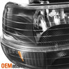 Fit 00-06 Chevy Suburban Tahoe Black Headlights+Bumper+Red Clear LED Tail Lights
