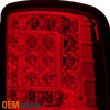 Fit 00-06 Chevy Suburban Tahoe Black Headlights+Bumper+Red Clear LED Tail Lights