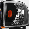 Fit 1994-2001 Ram 1500 1994-02 Ram 2500 3500 Black Headlights Corner+Tail Lights