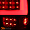Fit 2004-2008 Ford F150 LOBO LED Tube Black Tail Lights + Smoked 3rd Brake Light