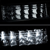 Fits 99-04 Grand Cherokee Smoke Halo Projector Headlights+LED Fog Lamps W/Switch