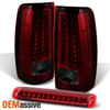 Fit 2003-2006 Chevy Silverado GMC Sierra LED Tail Lights +LED Brake Lamp 03-06