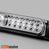 Fit 1997-03 Ford F150 Styleside LED Tube Chrome Tail Lights+LED 3Rd Brake Light