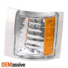 Fits 94-98 C/K Series Suburban Tahoe Real Glass Headlights+ Amber Corner Signal