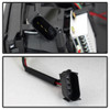 Fit All NEW [Black Smoked] LED Tail Lights + DRL Halo Projector Clear Headlights
