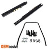 For Premium Black/White/Carbon Style PU Leather Reclinable JDM Racing Seat W/ Slider