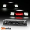 Fit 14-17 GMC Sierra 1500/2500HD/3500HD Black LED Tube Tail Lights+LED 3rd Brake