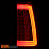 Fit 2003-2006 Chevy Silverado GMC Sierra Smoke LED Tail Light+3rd LED Brake Lamp