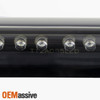 For 92-99 Suburban 1500/2500 Yukon Tahoe Black Tail Lights+Smoked 3rd Brake Lamp