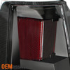For 92-99 Suburban 1500/2500 Yukon Tahoe Black Tail Lights+Smoked 3rd Brake Lamp