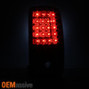 Fit 2000-06 Chevy Suburban Tahoe GMC Yukon XL Red LED Tail Lights+3rd Brake Lamp