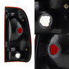 Fit 1997-2003 Ford F150 F-150 Dark Red Tail Lights+Smoked LED 3rd Brake Light