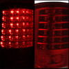 Fits 00-06 Suburban Tahoe Yukon Denali Red Smoked LED Tail Lights+3Rd Brake Lamp